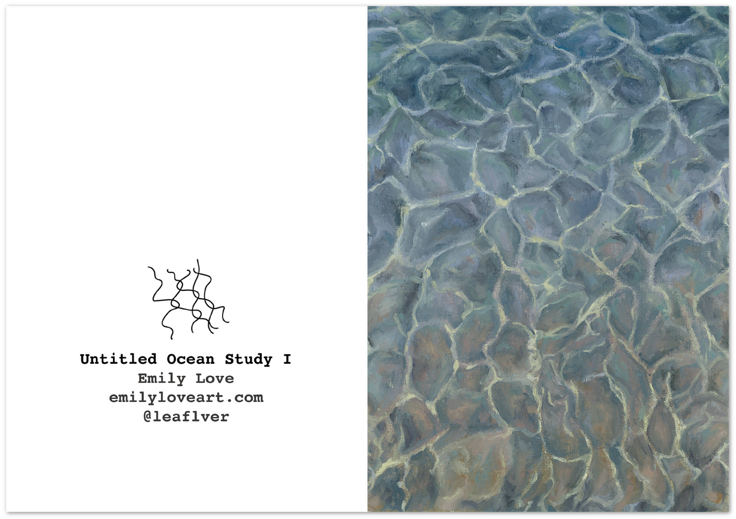 Untitled Ocean Study I Card
